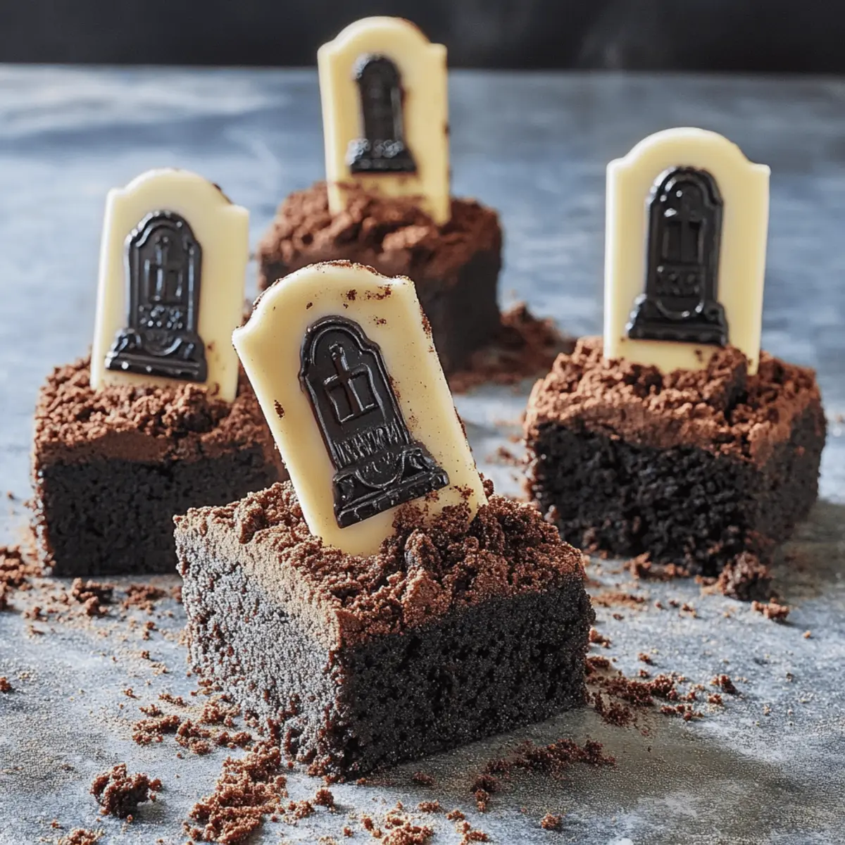 Graveyard Brownies that Will Haunt Your Halloween Party
