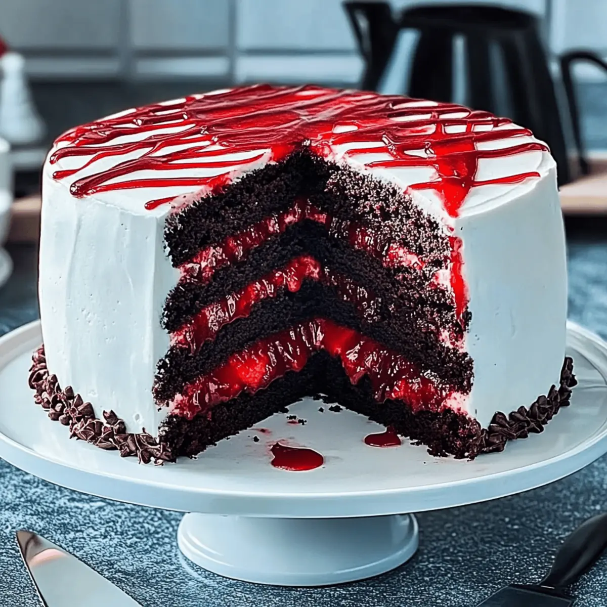 Spooktacular Halloween Slash Cake That Will Wow Your Guests