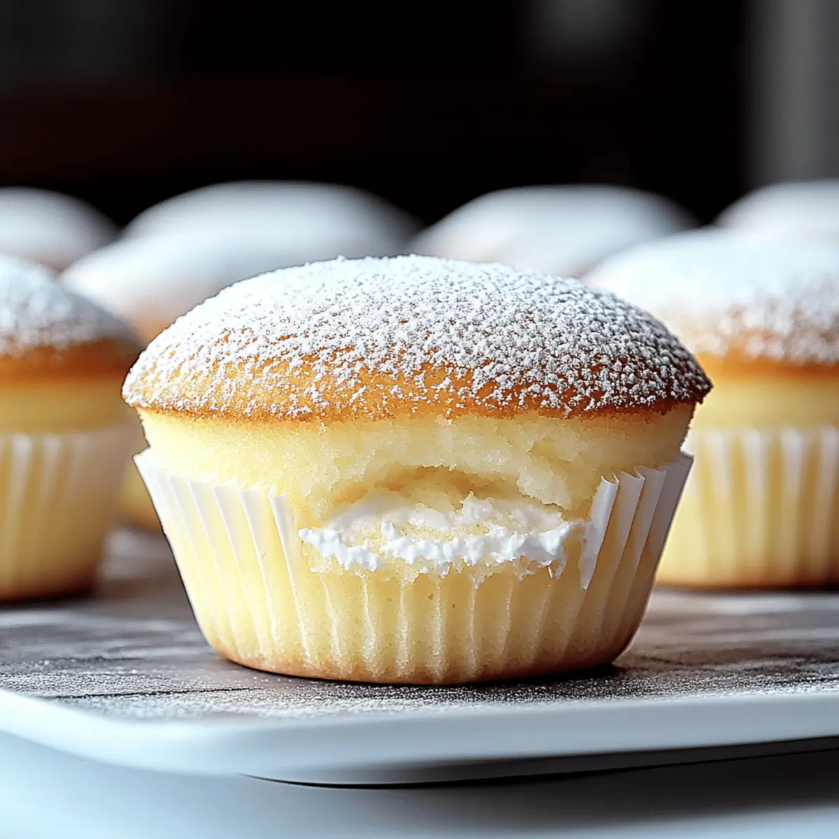 Fluffy Japanese Cotton Cheesecake Cupcakes You'll Adore
