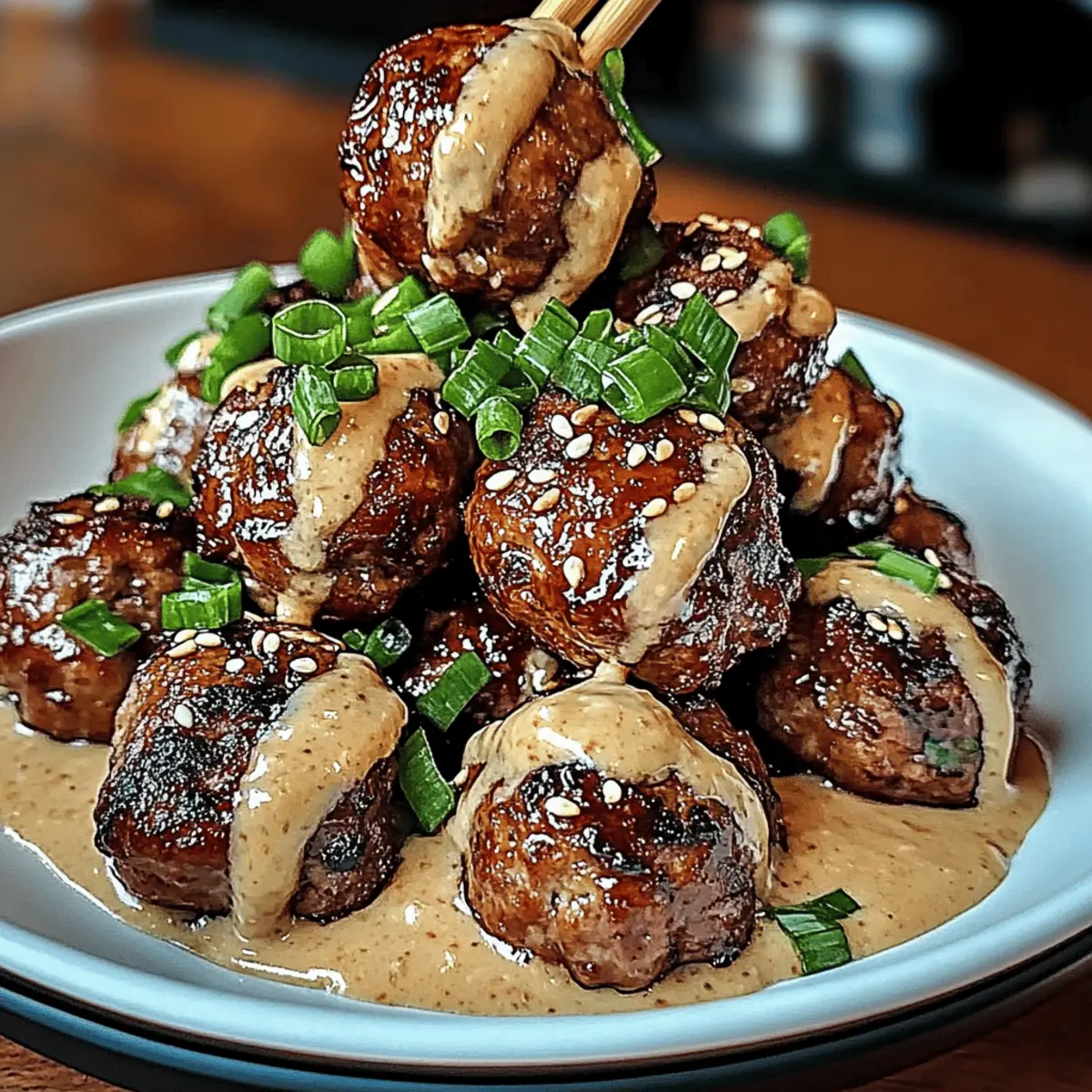 Korean BBQ Meatballs with Spicy Mayo Dip for Ultimate Flavor