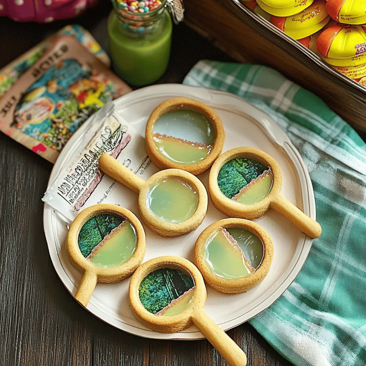 Magnifying Glass Cookies That Wow at Halloween Parties