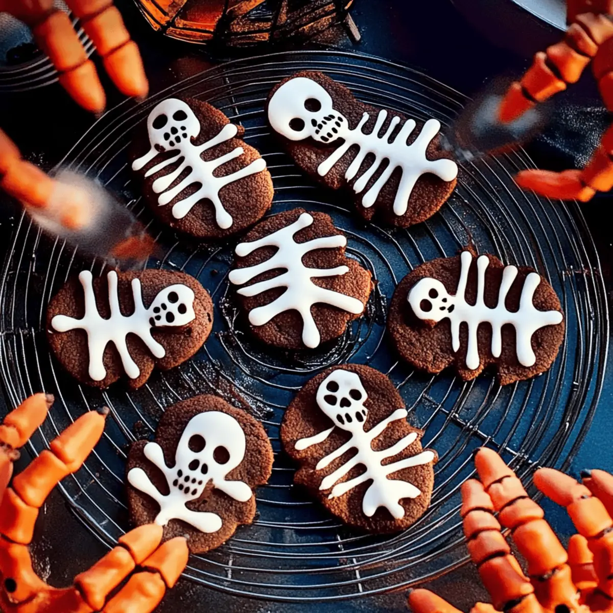 Delicious Skeleton Biscuits to Wow Your Halloween Guests