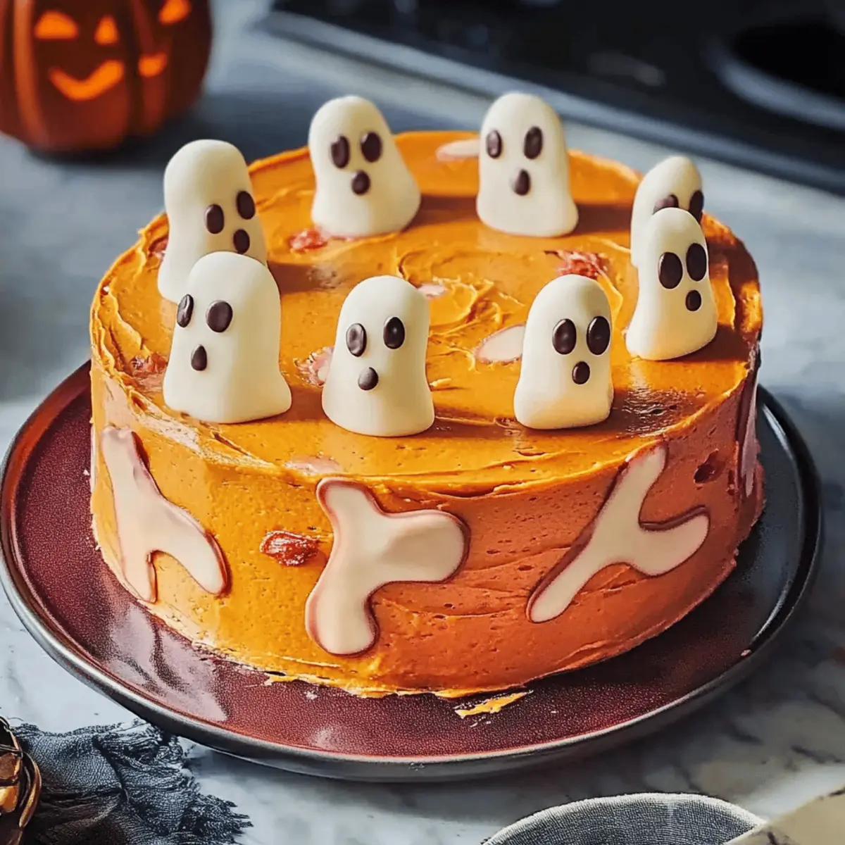 Spiced Pumpkin Halloween Cake: Delightful Autumn Treat