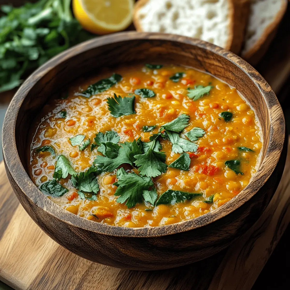 Cozy Up with Thai Coconut Red Lentil Soup Bliss