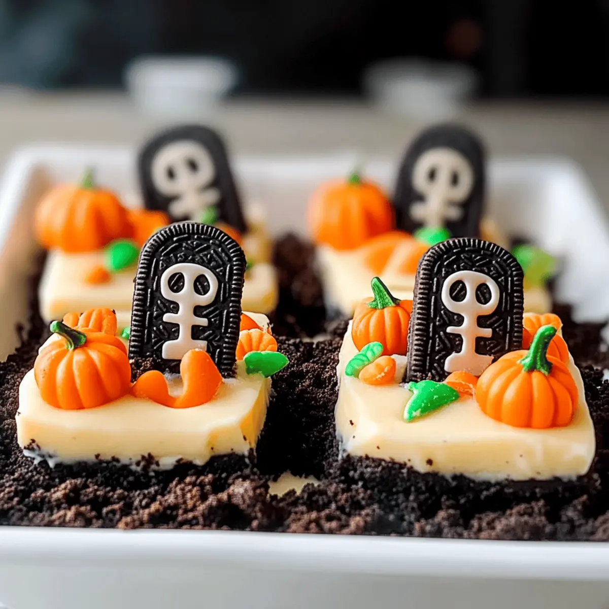 Graveyard Oreo Dirt Cookies: Spooky No-Bake Halloween Delight