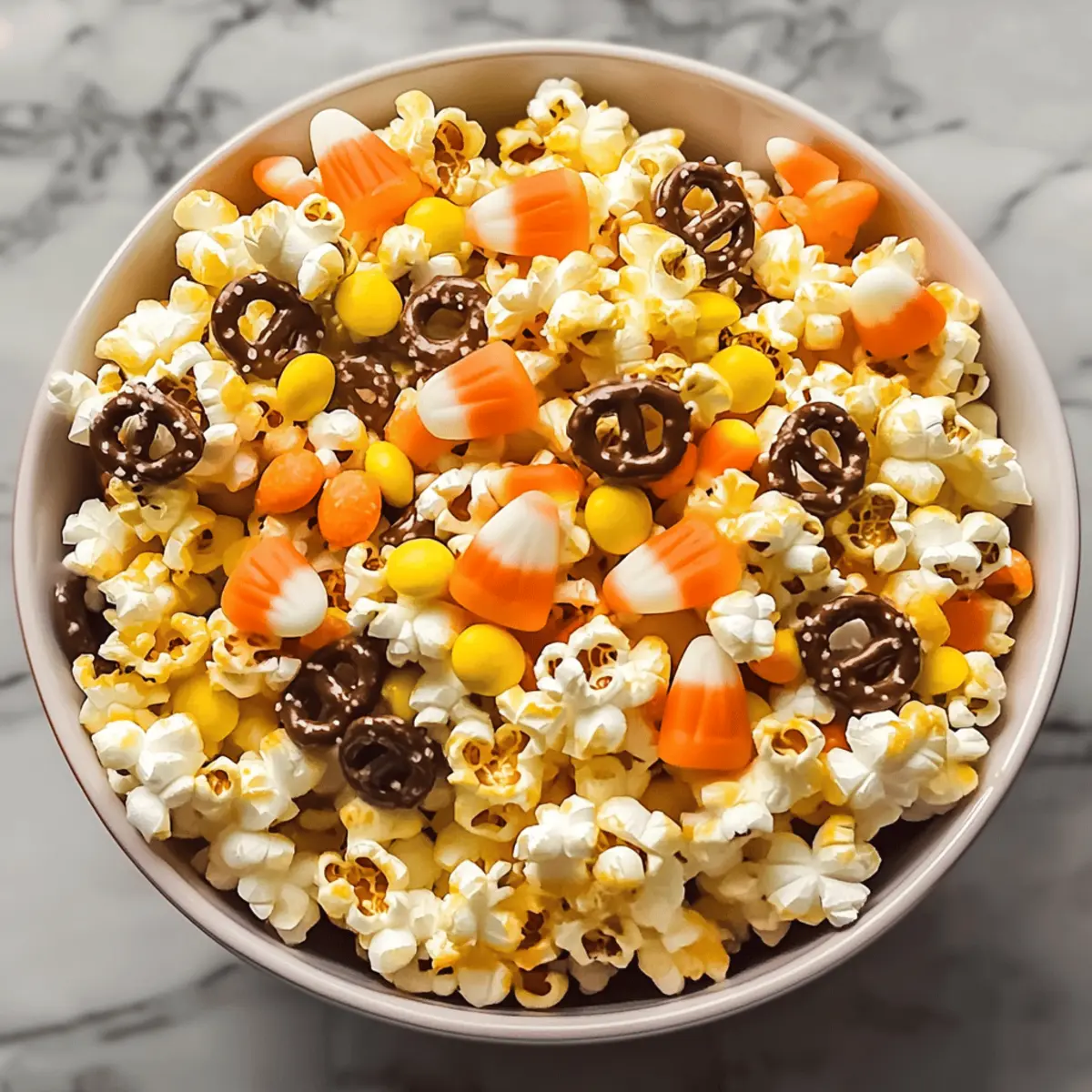 Candy Corn Popcorn Mix: A Delightfully Sweet Halloween Treat