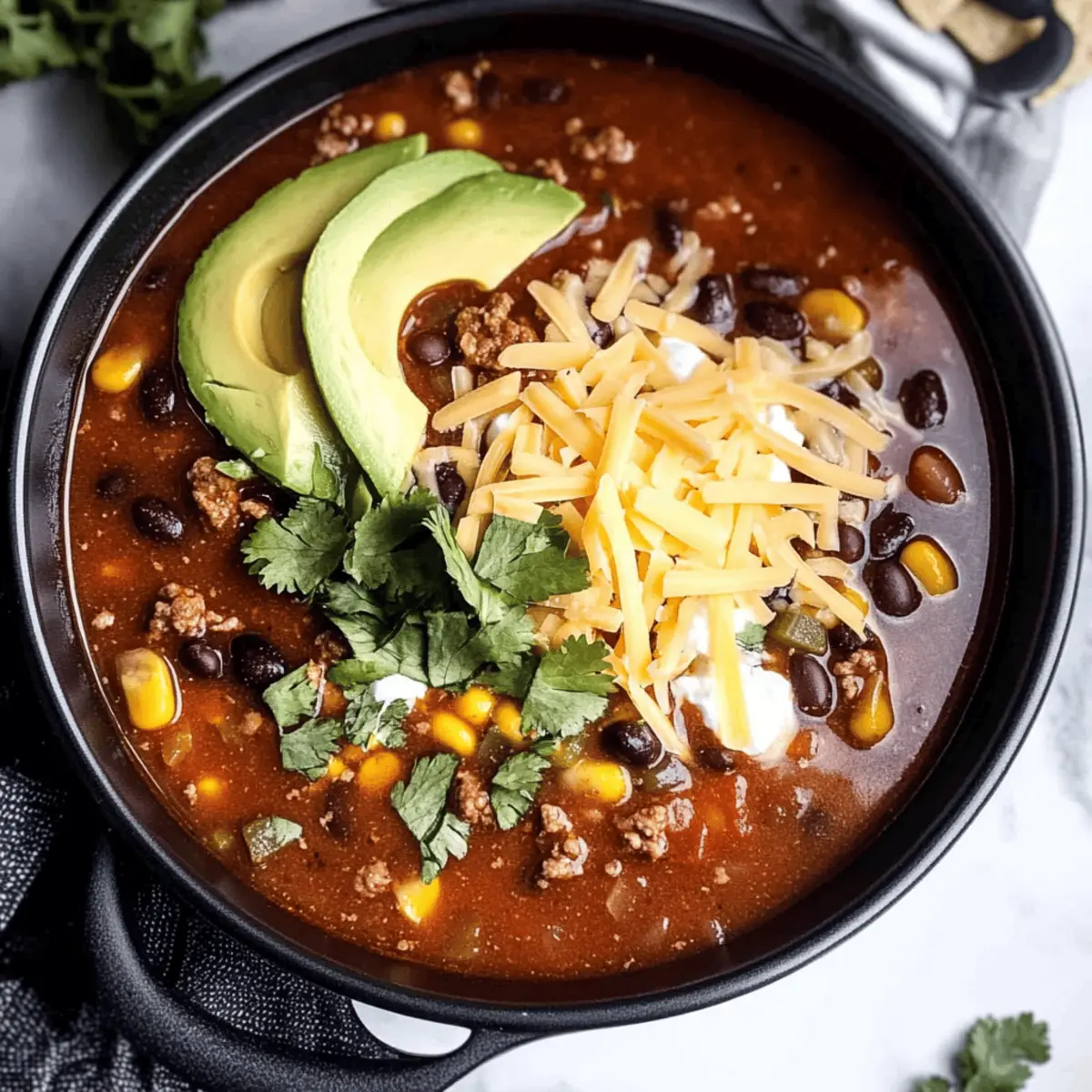 Savor Every Spoonful of Hearty Beef Taco Soup