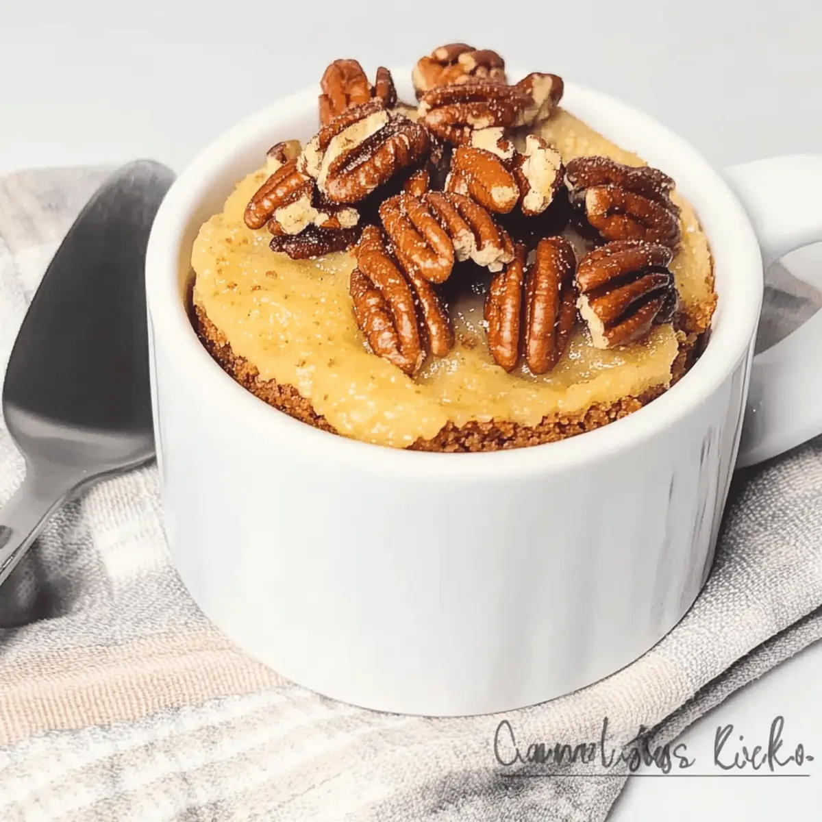 Keto Pecan Pie Mug Cake: Fast Comfort in Every Bite