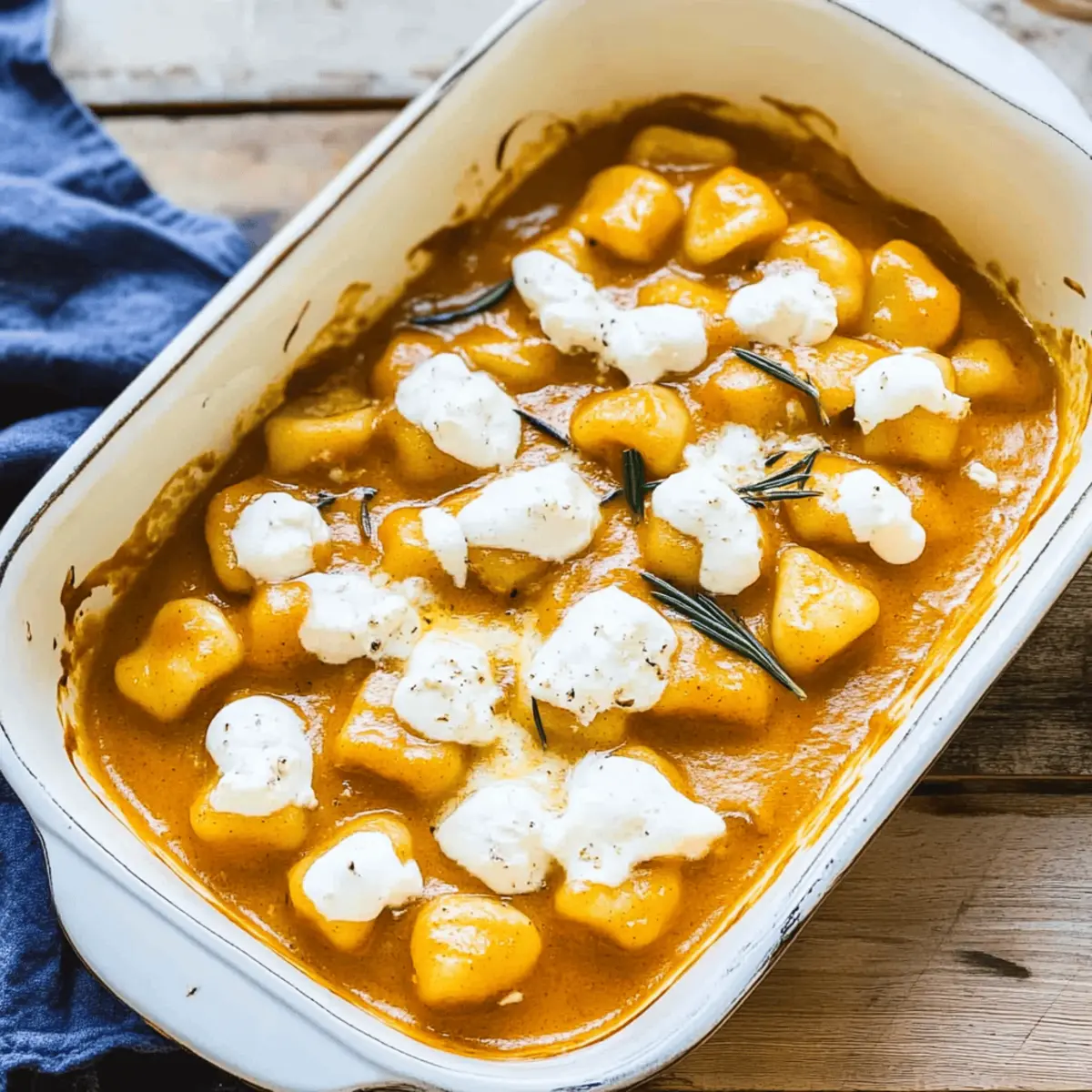 Cozy Pumpkin Gnocchi Bake for a Fall Feast