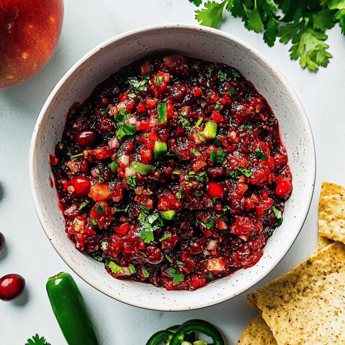 Easy Cranberry Salsa That Will Brighten Your Holiday Table