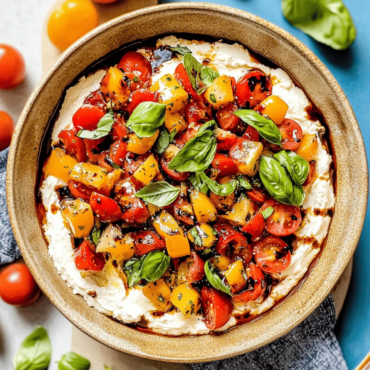 Whipped Feta Bruschetta Dip: Creamy Flavor for Your Appetizer Spread