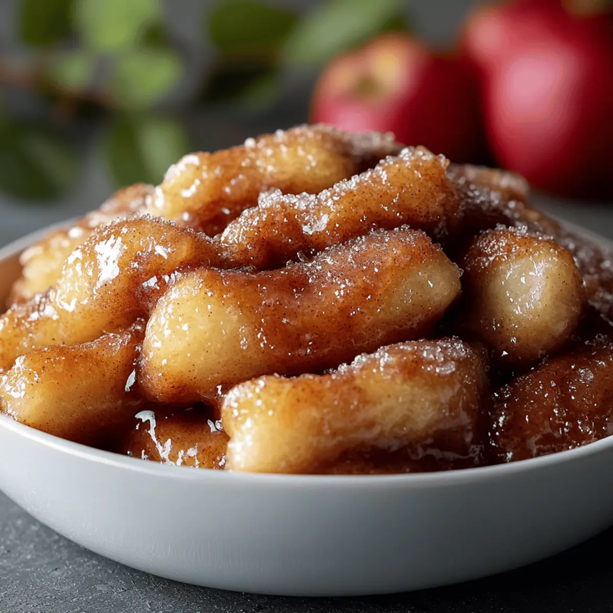 Sweet Cinnamon Sugar Fried Apples for a Cozy Treat