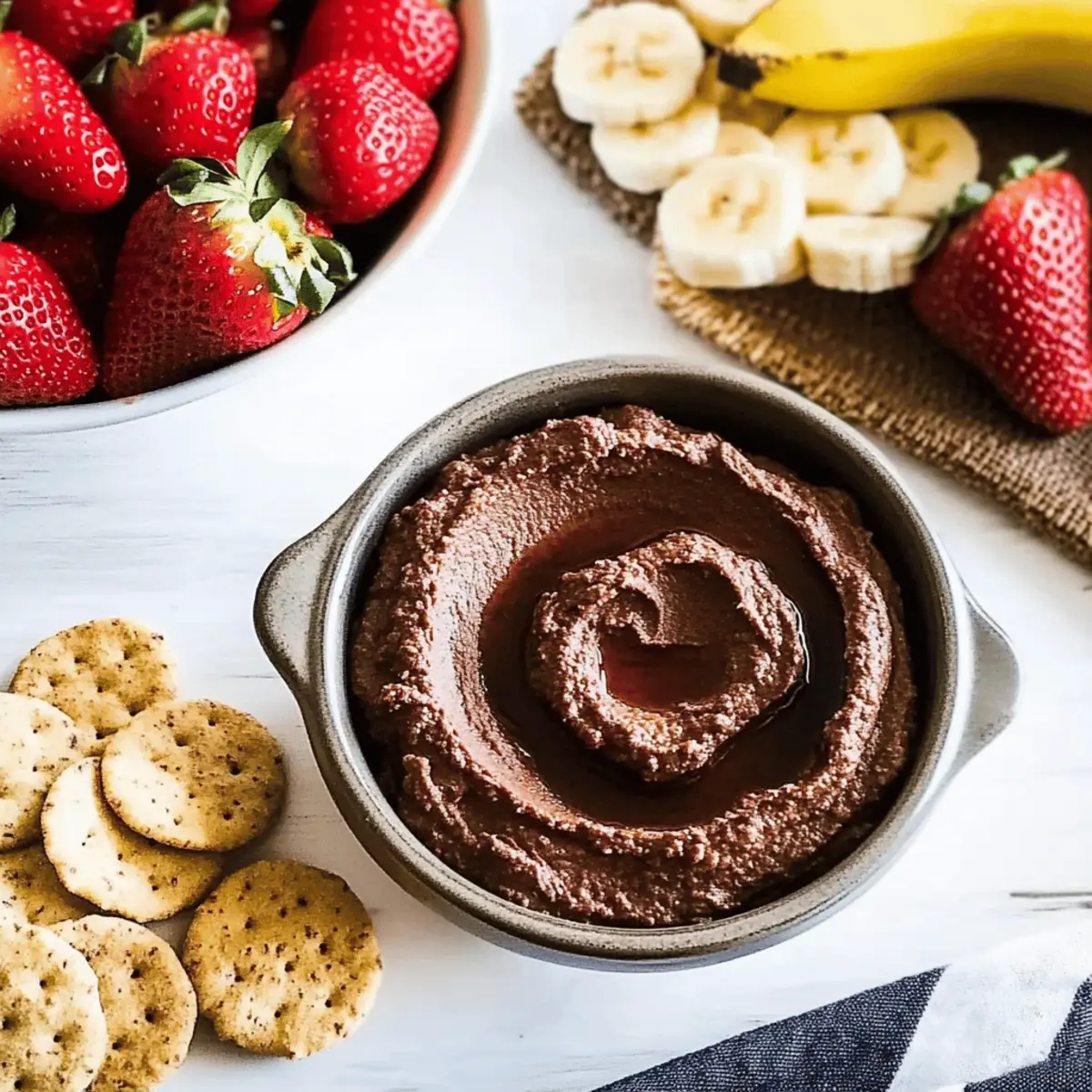 Irresistible Easy Chocolate Hummus for Guilt-Free Snacking