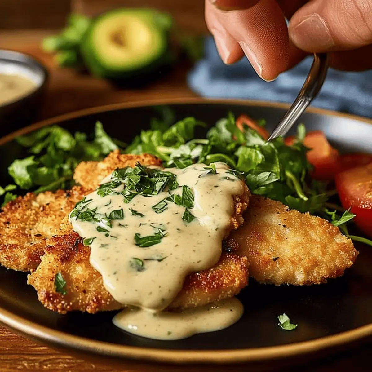 Crispy Ranch Chicken with Creamy Sauce for Cozy Dinners