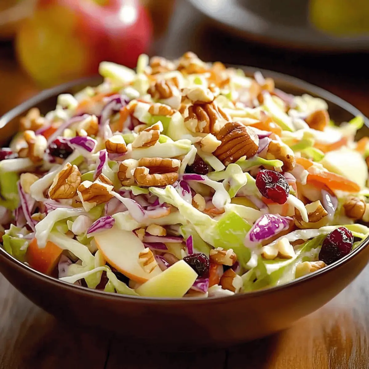 Zesty Apple Cranberry Coleslaw for Fresh Summer Gatherings