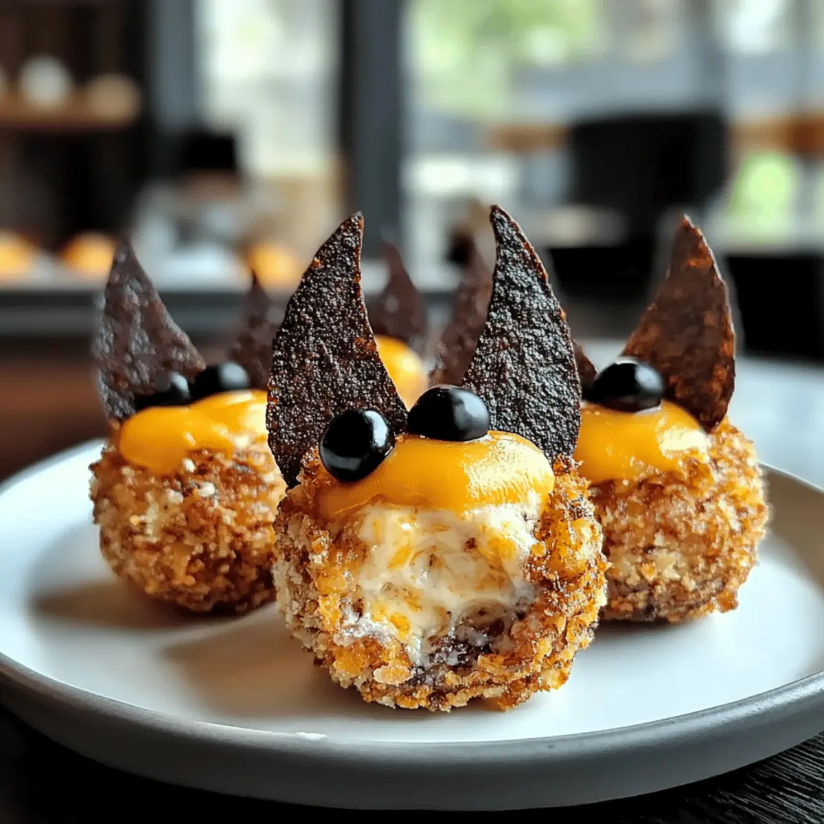 Irresistible Bat Cheese Balls for Cheesy Goodness Anytime