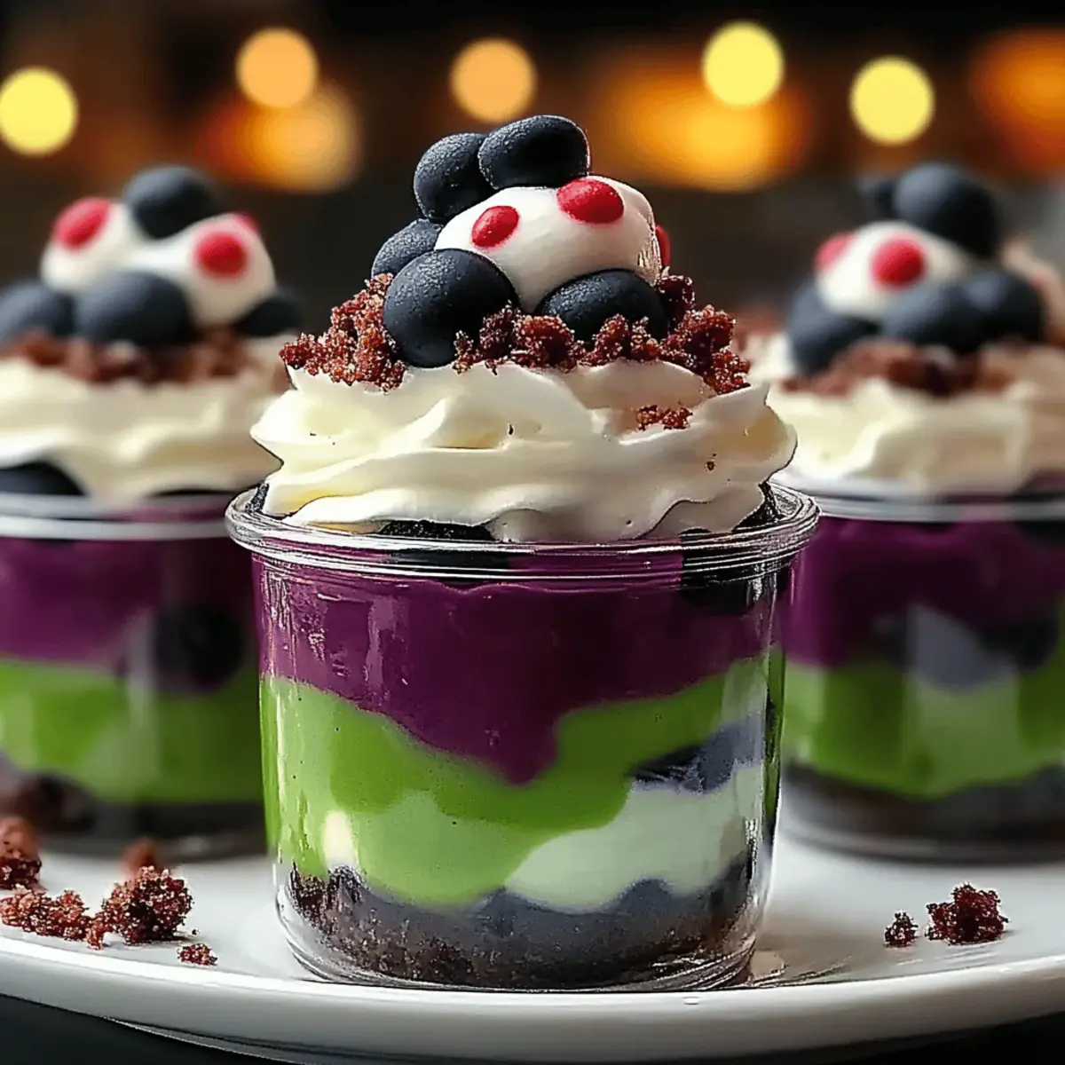 Festive Beetlejuice Mini Trifles for a Spooky Celebration