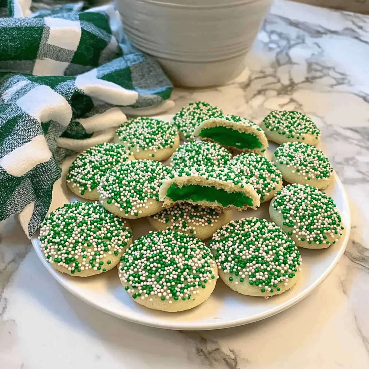 Irresistible Christmas Mint Cookies That Melt in Your Mouth