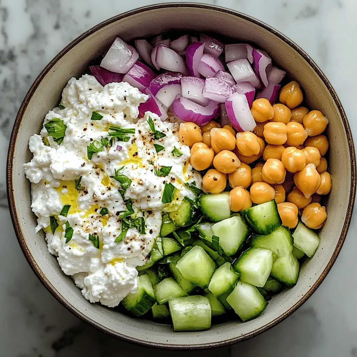 Cottage Cheese and Chickpea Salad: A Protein-Packed Delight