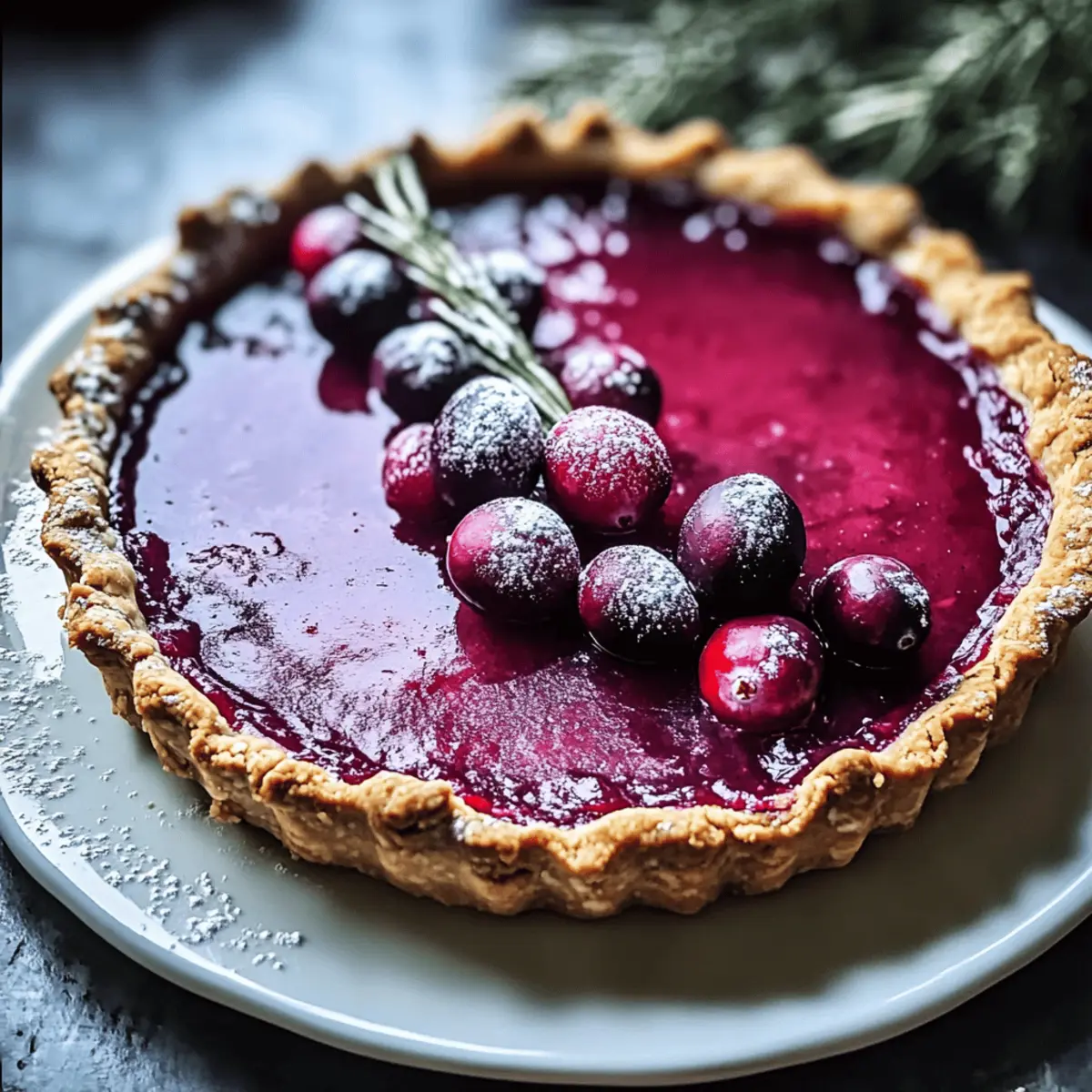 Cranberry Gingersnap Pie: Your Festive Slice of Heaven