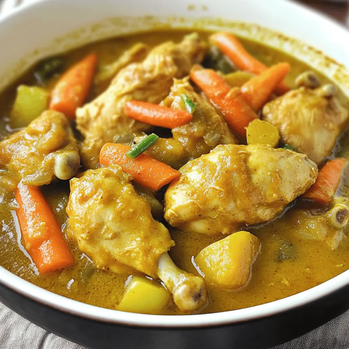Delicious Filipino Style Chicken Curry in Under 30 Minutes