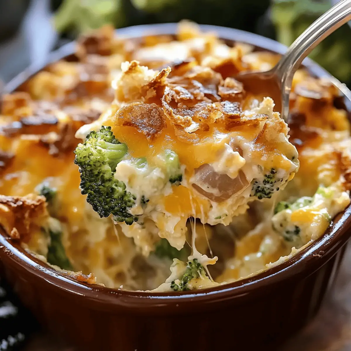 French Onion Broccoli Cheese Casserole: Comfort in Every Bite
