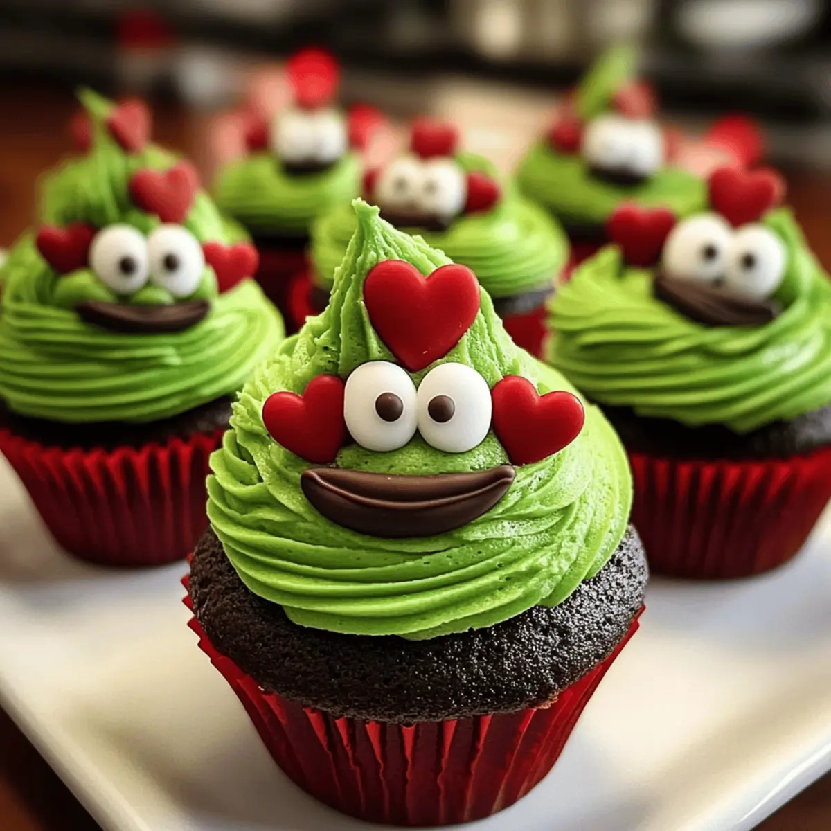 Grinch Cupcakes: Whimsical Treats for Holiday Cheer
