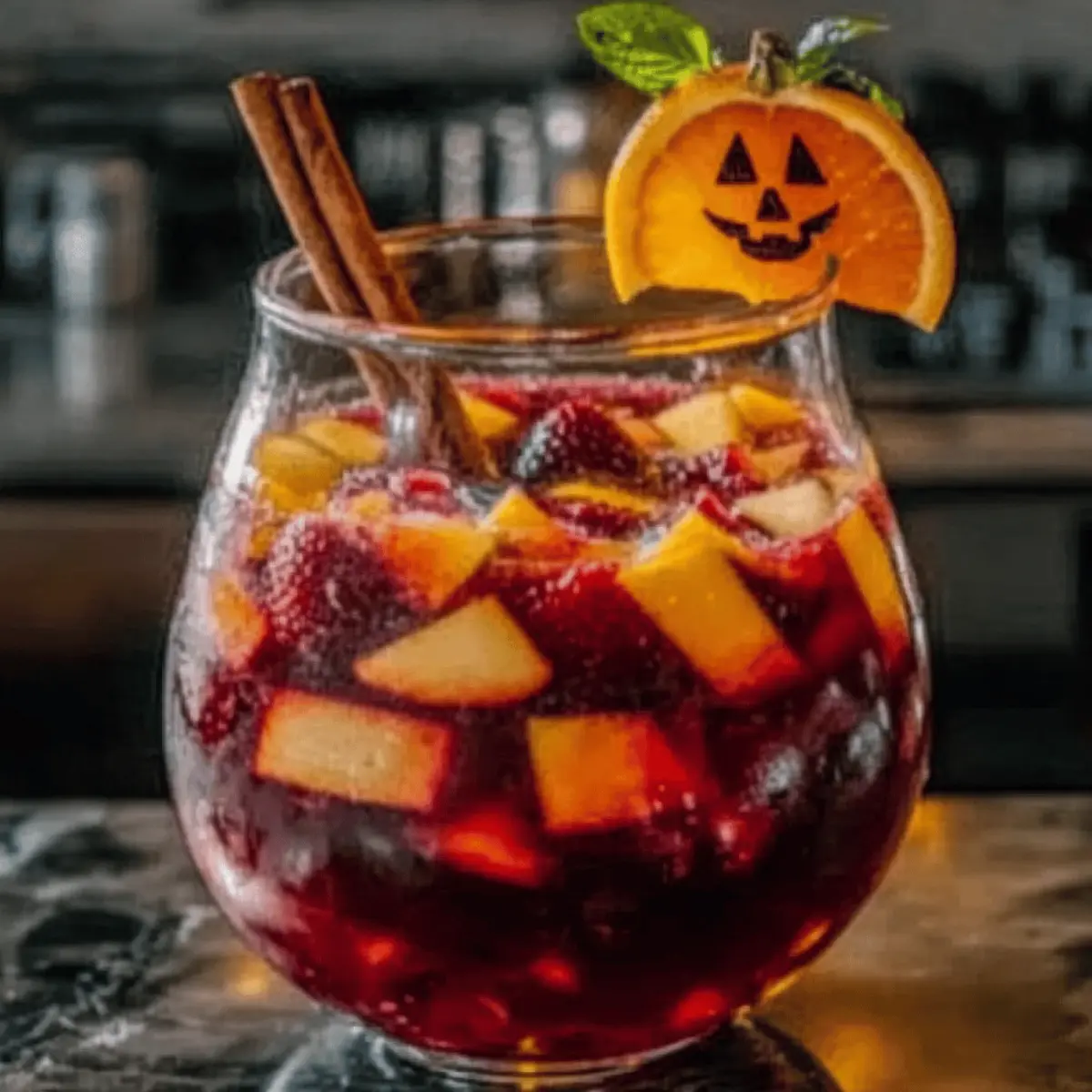 Fruity Halloween Sangria That Will Spook Your Guests