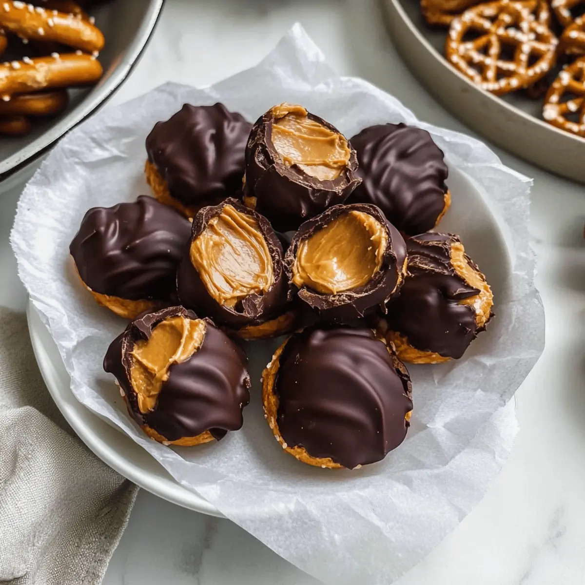 Peanut Butter Pretzel Bites: Delightfully Nutty & Crunchy Treats