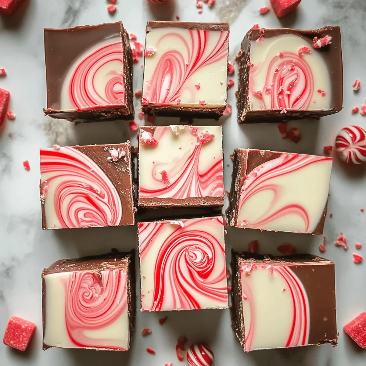 Delicious Peppermint Swirl Fudge - Holiday Bliss Awaits