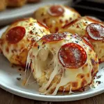 Pepperoni Pizza Bombs
