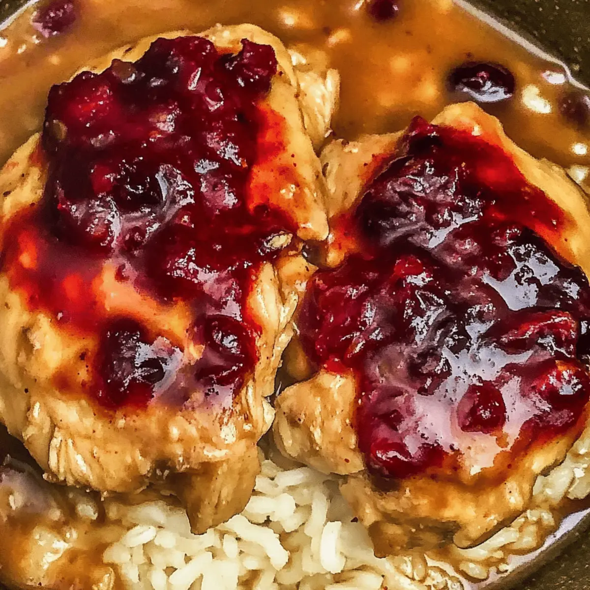 Savory Slow Cooker Cranberry Chicken for Effortless Dinners