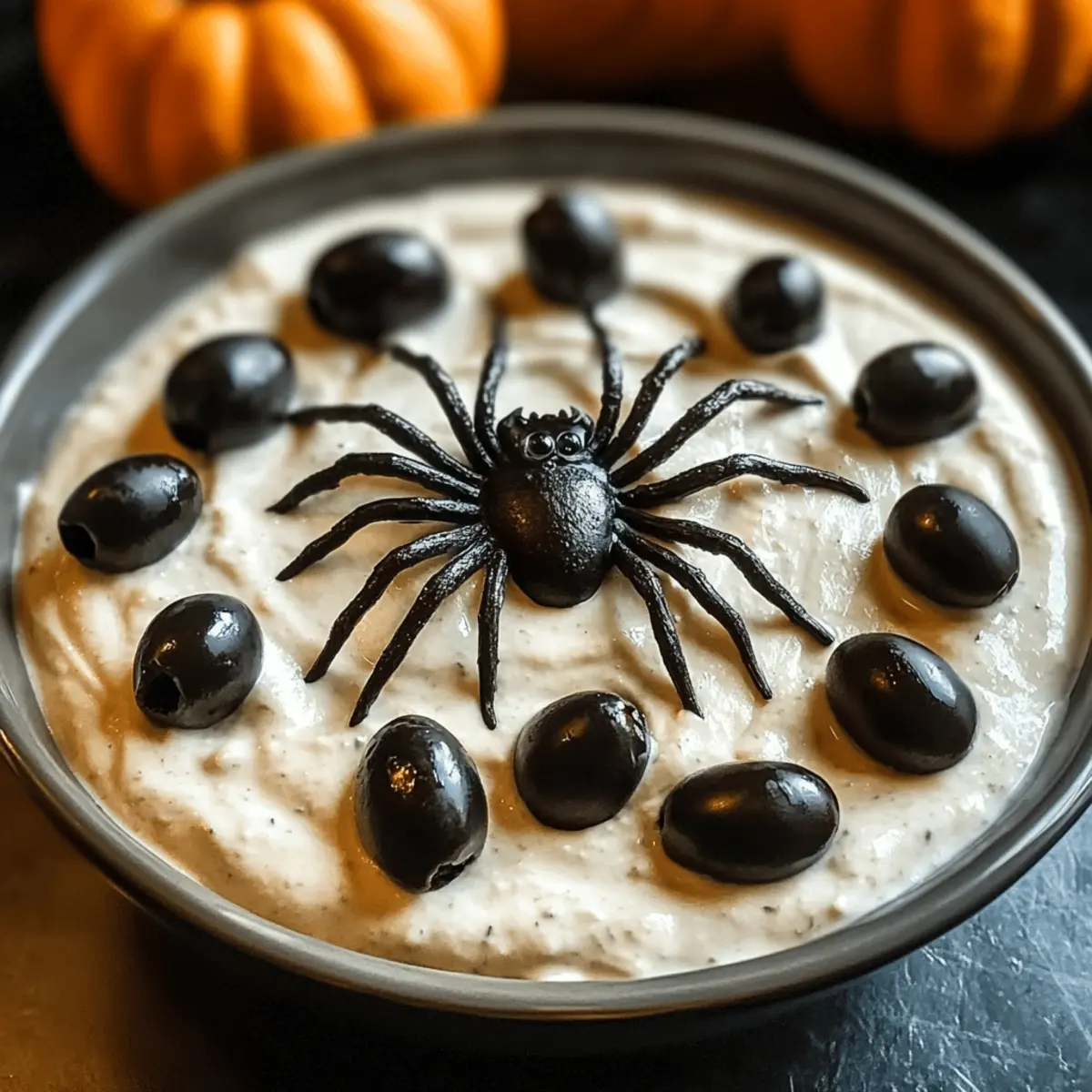Creepy-Sweet Spider Egg Ranch Dip for Your Halloween Bash